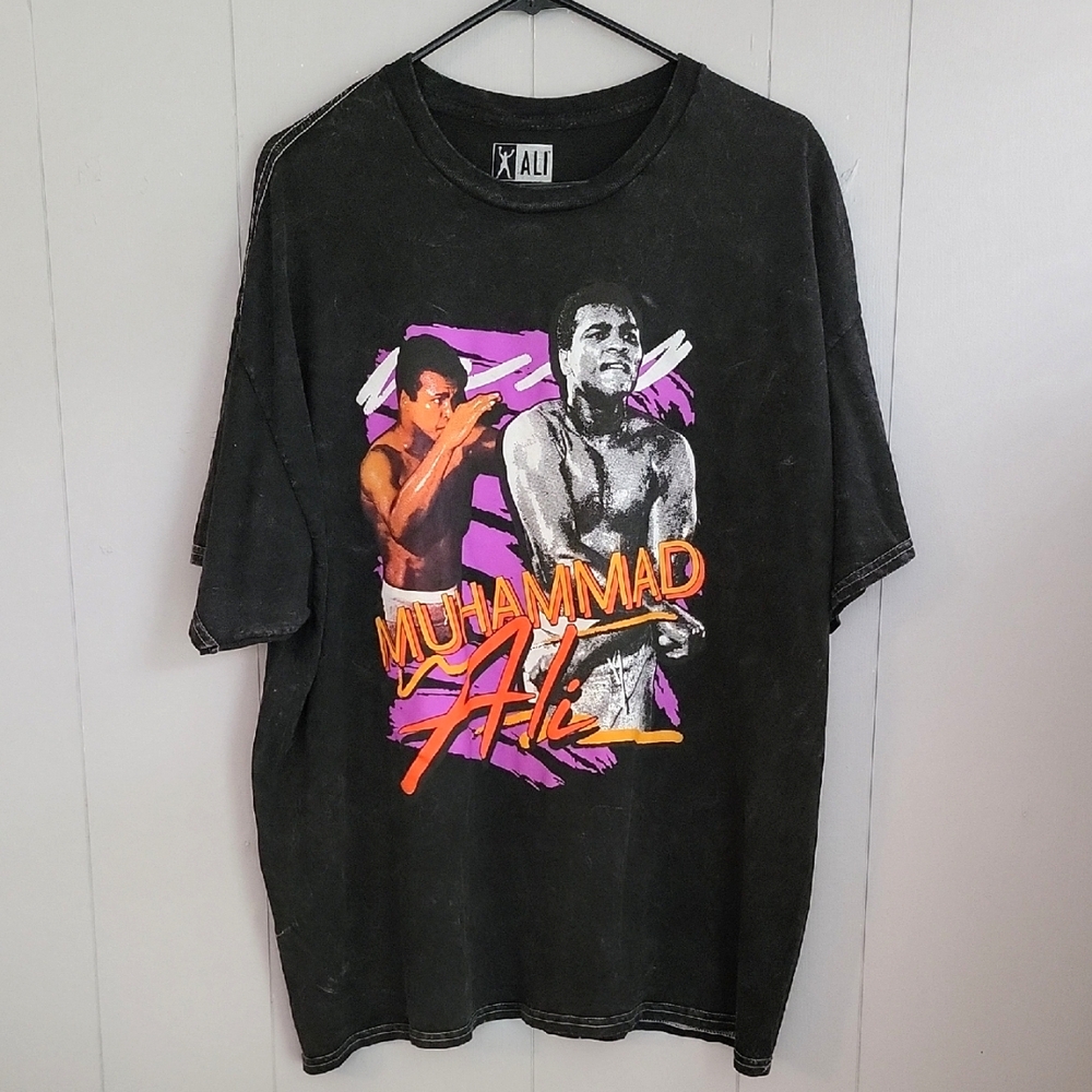 Muhammad Ali Men's Shirt XL Black Graphic T-Shirt